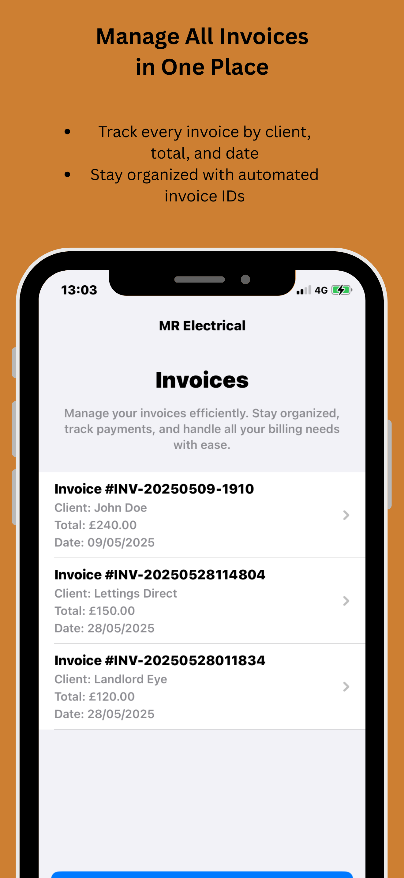 Invoice List