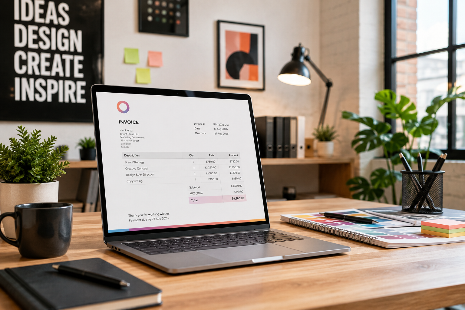 Creative Agency BillMate case study — Email Invoices Clients Actually Read