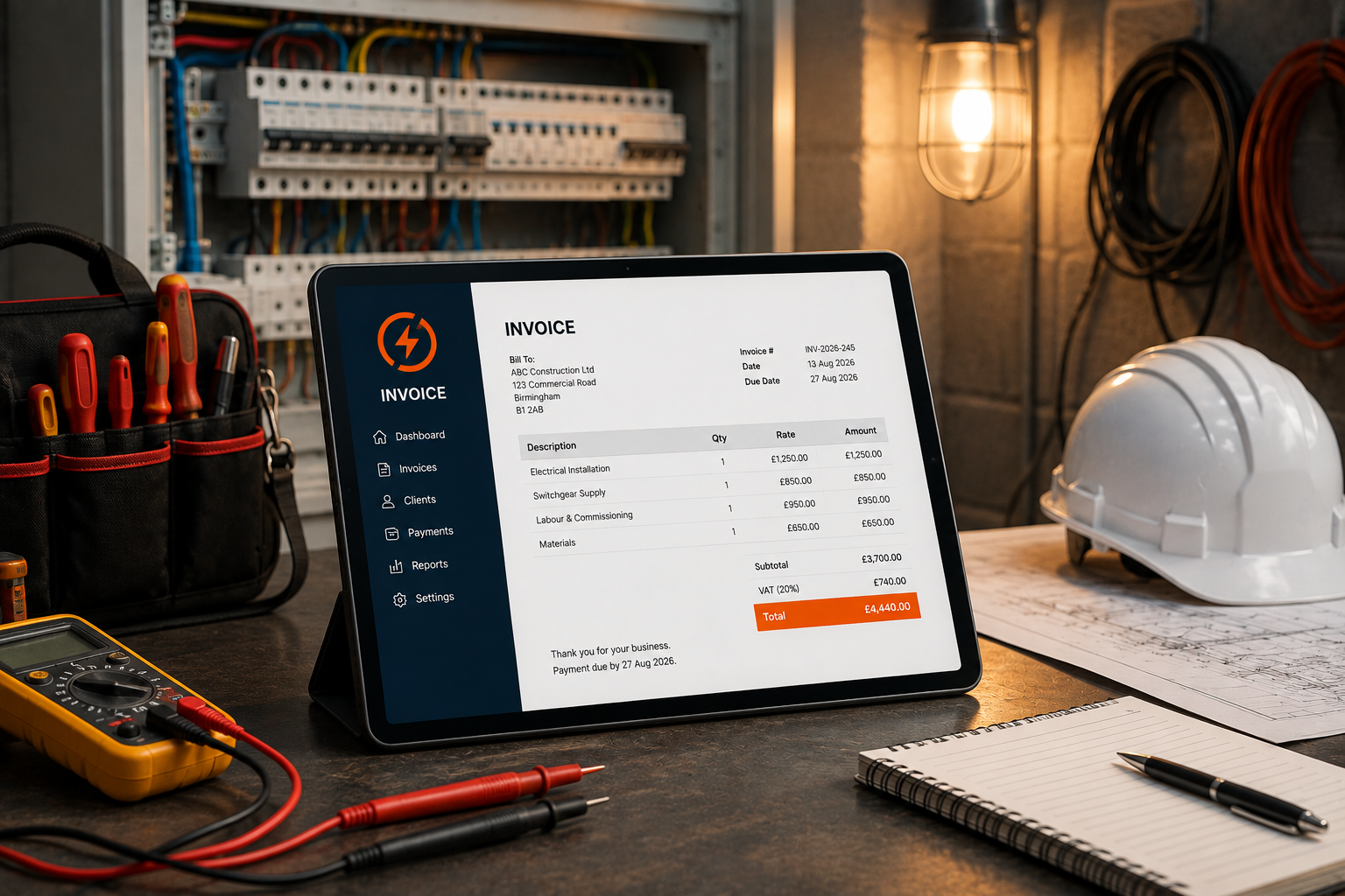 Electrical Contractors BillMate case study — Powering Up Payment Speeds