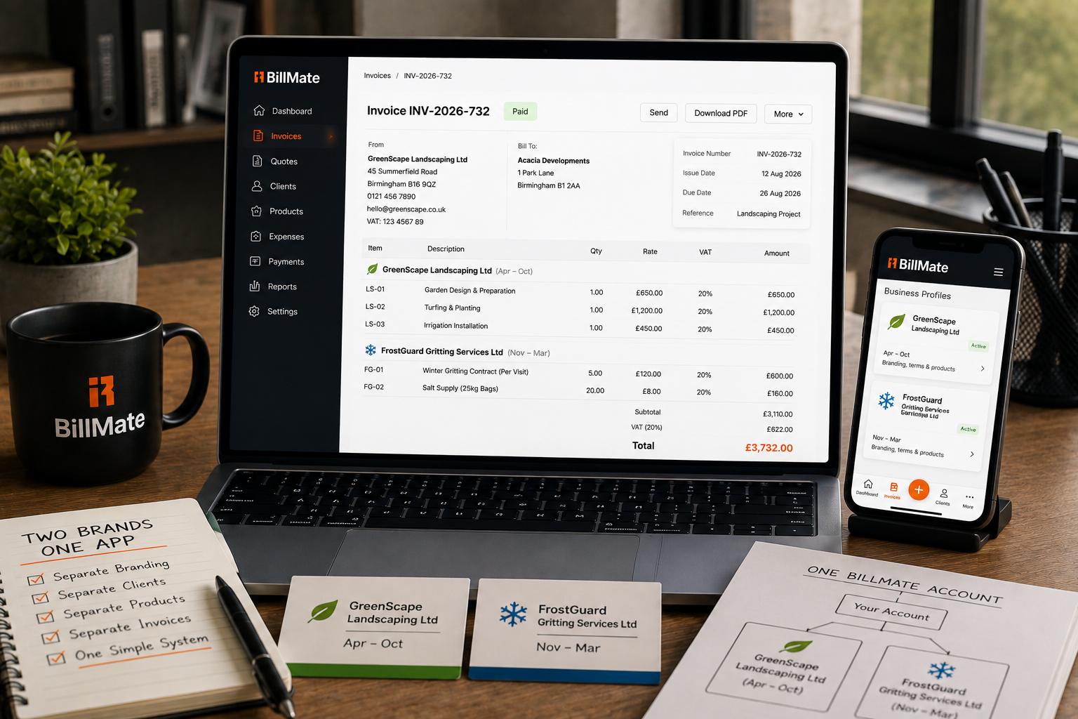 Multi-Business Owner case study — Two Seasonal Brands, One App