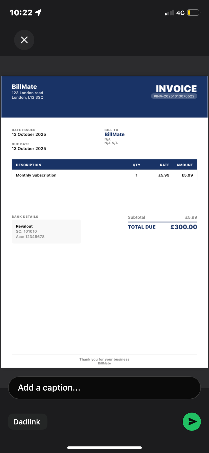 Invoice PDF