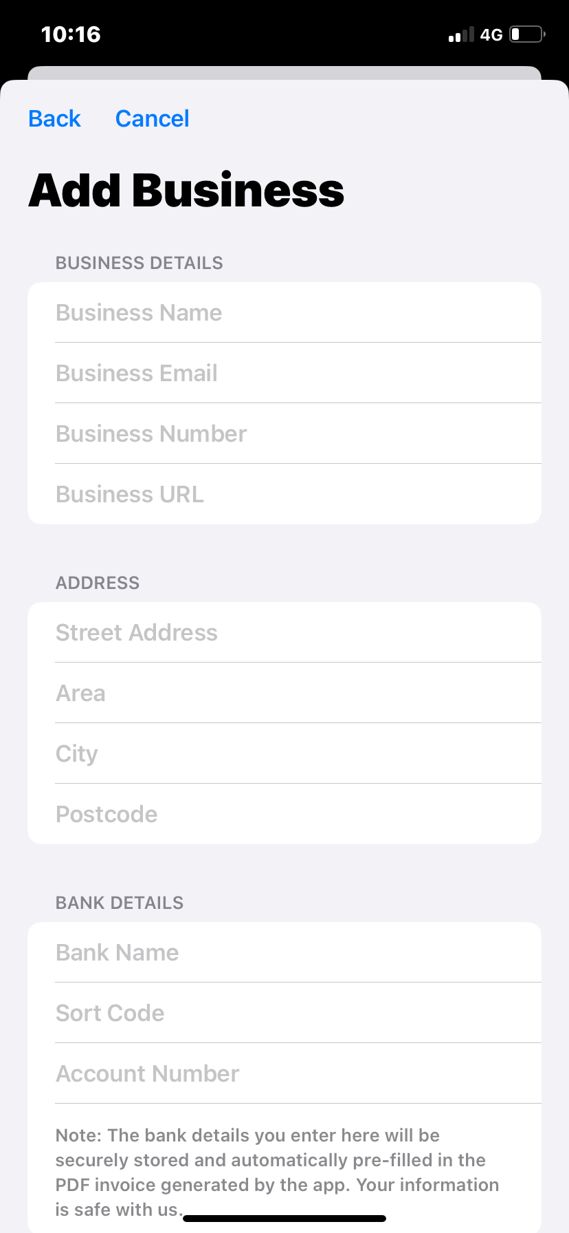 Add a Business
