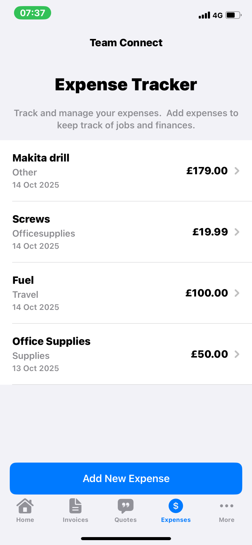 Add Expense